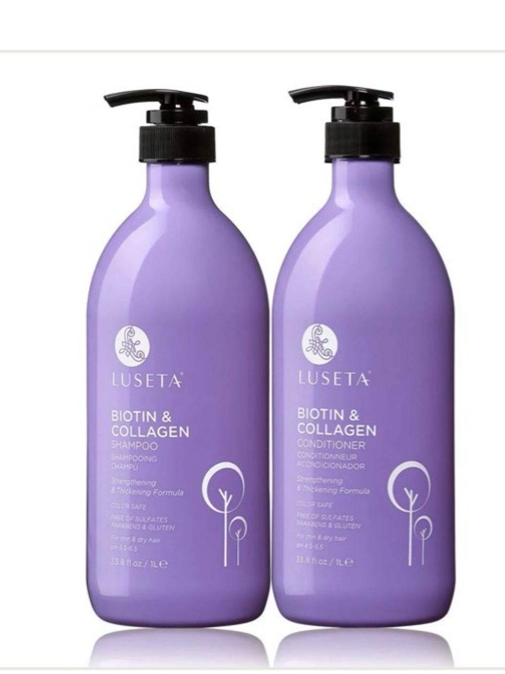 Luseta Biotin & Collagen Shampoo & Conditioner Duo